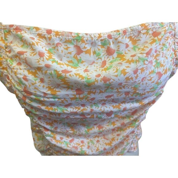 BP Nordstrom Multi-Color Floral Halter Top 100% Rayon Size Large-NWT - Picture 7 of 15